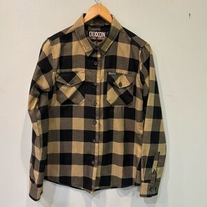Dixxon Black Rifle Black Company Plaid Flannel Shirt Women’s Size Medium